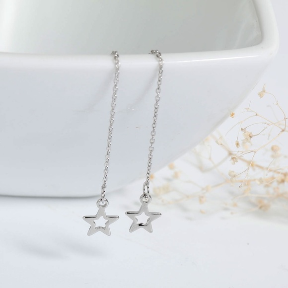 Fashion Jewelry Jewelry - 304 Stainless Steel Threader Earrings